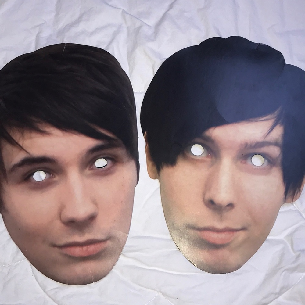 Dan and Phil face masks